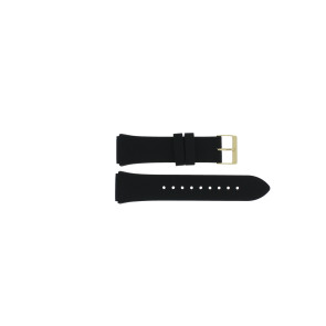 Uhrenarmband Guess GW0118L1 / W0118L1 / Venus Silikon Schwarz 21mm
