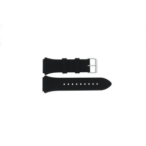 Uhrenarmband Guess GW0208G1 / Zeus Kautschuk Schwarz 24mm
