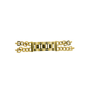 Uhrenarmband Guess GW0294L2 / Mod Stahl Vergoldet 3mm