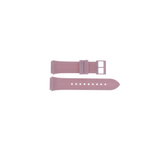 Uhrenarmband Guess GW0438L7 / W0438L7 / Athena Kautschuk Rosa 21mm
