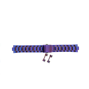Uhrenarmband Guess GW0483L5 / SOL Stahl Violett 20mm