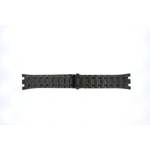 Uhrenarmband Guess GW0575G5 / Asset Stahl Schwarz 24mm