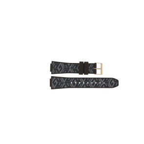 Uhrenarmband Guess GW0621L5 / W0621L5 / Charisma Kautschuk Braun 14mm
