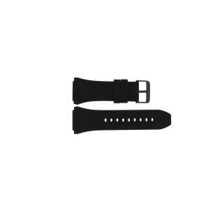 Uhrenarmband Guess GW0633G1 / W0633G1 / Exposure Kautschuk Schwarz 24mm