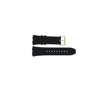 Uhrenarmband Guess GW0637G2 / W0637G2 / Leo Kautschuk Schwarz 22mm