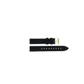 Uhrenarmband Guess GW0660L2 / W0660L2 / Jewel Set Silicone Silikon Schwarz 16mm