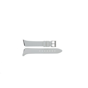 Uhrenarmband Hamilton H242510 / H691242108 Kautschuk Weiss 16mm