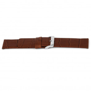 Uhrenarmband Universal H345 Leder Cognac 22mm