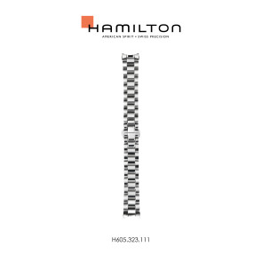 Uhrenarmband Hamilton H605.323.111 / H32351115 Stahl