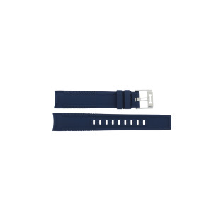 Uhrenarmband Hamilton H77705345 Kautschuk Blau 20mm