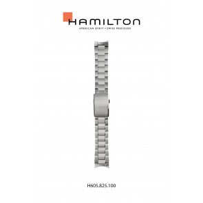 Uhrenarmband Hamilton H825150 / H695825100 Stahl 22mm