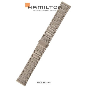 Uhrenarmband Hamilton H605.163.101 Stahl 20mm