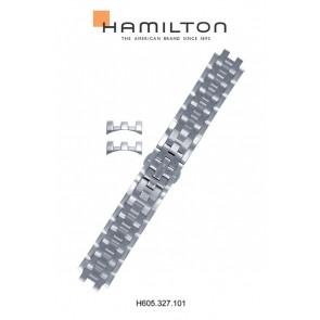 Uhrenarmband Hamilton H695327101 Stahl 23mm