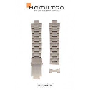 Uhrenarmband Hamilton H001.64.455.133.01 / H695644104 Rostfreier Stahl Stahl 20mm