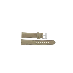 Uhrenarmband Hamilton H001.32.215.840.01 / H690322110 Leder Beige 18mm
