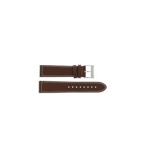 Uhrenarmband Hamilton H690765200 / H0017055553301 / H60076510 Leder Braun 22mm