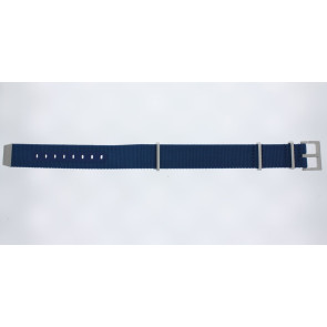 Uhrenarmband Hamilton H690823105 Nylon Blau 20mm