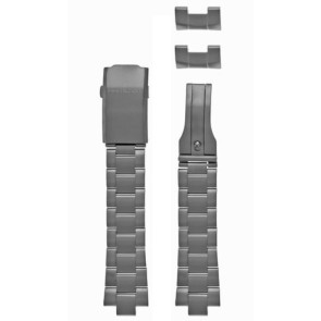 Uhrenarmband Hamilton H776720 / H695776104 / Khaki Navy Stahl Grau 21mm