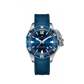 Uhrenarmband Hamilton H77705345 Kautschuk Blau 20mm