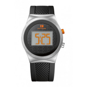 Uhrenarmband Hugo Boss HB-154-1-29-2387ZW Kautschuk Schwarz
