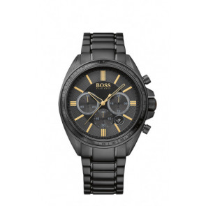Uhrenarmband Hugo Boss HB-252-1-96-2822 Stahl Schwarz