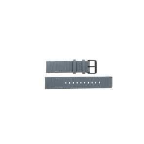 Uhrenarmband Hugo Boss HB-142-1-29-2395 / HO1512666 Textil Grau 20mm