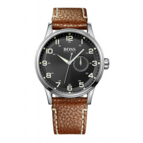 Uhrenarmband Hugo Boss HB-88-1-14-2430 / HB1512723 Leder Cognac