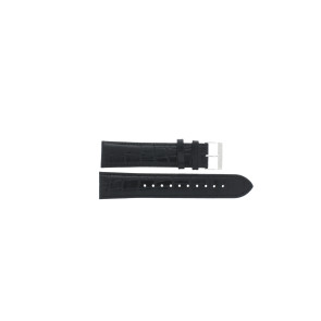 Uhrenarmband Hugo Boss HB-303-1-14-2975 / HB1513485 Leder Schwarz 22mm