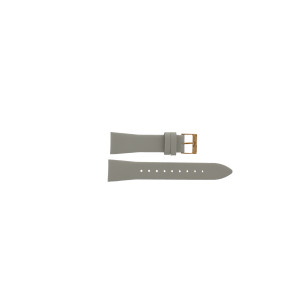 Uhrenarmband Hugo Boss HB-282-3-34-2998 / HB659302795 / 2998 Leder Grau 20mm