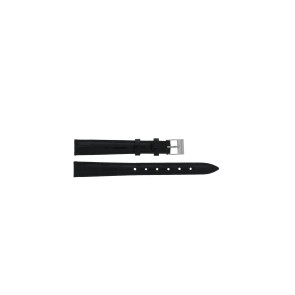 Uhrenarmband Universal C015 Leder Schwarz 12mm