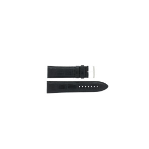Uhrenarmband Leder schwarz 22mm EX-H148