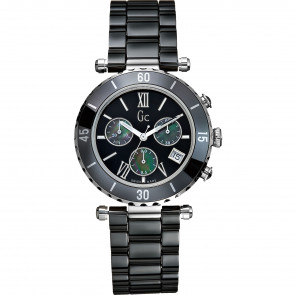 Uhrenarmband Guess I43001M2 Rostfreier Stahl Schwarz