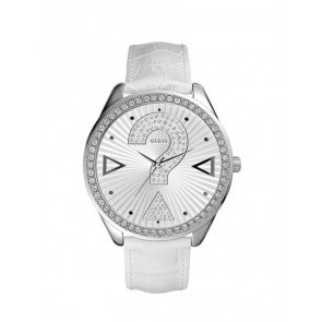 Uhrenarmband Guess I90144G3 Leder Weiss