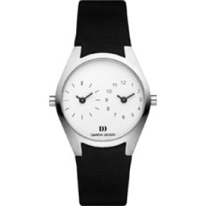 Danish Design Uhrenarmband IV16Q890 Leder Schwarz 18mm