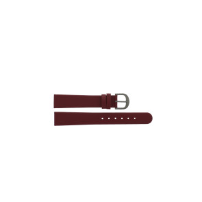 Uhrenarmband Danish Design IV19Q199 Leder Rot 16mm