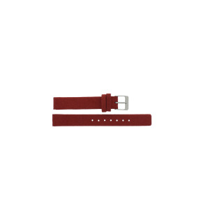 Uhrenarmband Danish Design IV24Q1271 Leder Rot 14mm