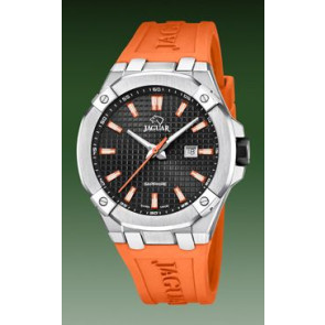 Uhrenarmband Jaguar J1010-1 Kautschuk Orange 18mm