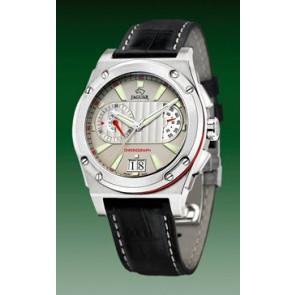 Uhrenarmband Jaguar J612 / J612-2 / J612-3 / J612-5 / J612-6 Leder Schwarz 20mm