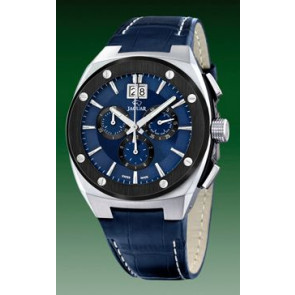 Uhrenarmband Jaguar J620-G Leder Blau 16mm