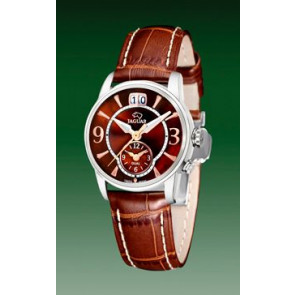 Uhrenarmband Jaguar J624-6 Leder Braun 17mm