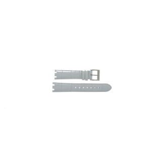 Uhrenarmband Jaguar J674-1 Leder Weiss 18mm