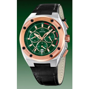 Uhrenarmband Jaguar J809.2 Leder Schwarz