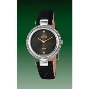 Uhrenarmband Jaguar J832-2 Leder Schwarz