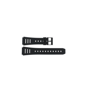 Casio Uhrenarmband JC-10-1BVZ / JC-11-1BVUZ  / W54US-1VQ / W-740-1V / W-740B-8V / W-740G-9V Kunststoff Schwarz 20mm