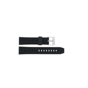Uhrenarmband Universal JD051 Silikon Schwarz 22mm