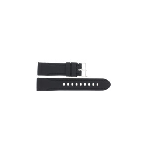 Uhrenarmband Universal JD091.01 Silikon Schwarz 22mm