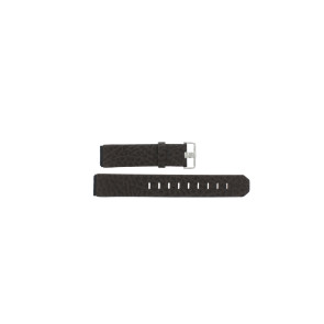 Uhrenarmband Jacob Jensen 614 / 853 Shine Leder Braun 17mm