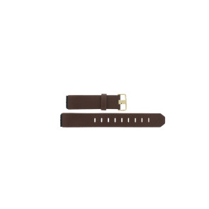 Uhrenarmband Jacob Jensen 854 Leder Hellbraun 17mm