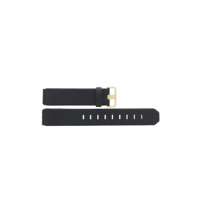 Uhrenarmband Jacob Jensen 846 / 847 Leder Schwarz 19mm