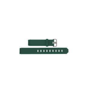 Uhrenarmband Jacob Jensen 643 / 653 Kautschuk Grün 17mm